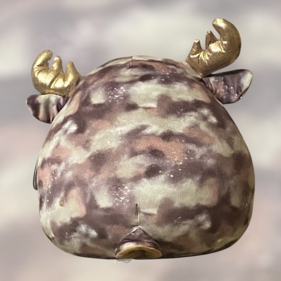 Squishmallow Rare 14" Greggor The Brown Tie Dye Galaxy Moose Reindeer - Picture 2 of 4